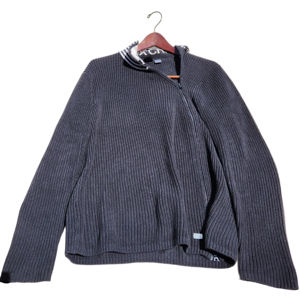 Armani Exchange A/X Men's 100% Cotton Sweater Full Zip Up and Down Size M